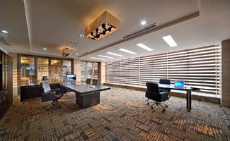 中成寫字樓 弘貴全裝飾設(shè)計(jì)案例 土巴兔北京裝修網(wǎng)